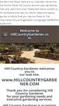 Mobile Screenshot of hillcountrygardener.com
